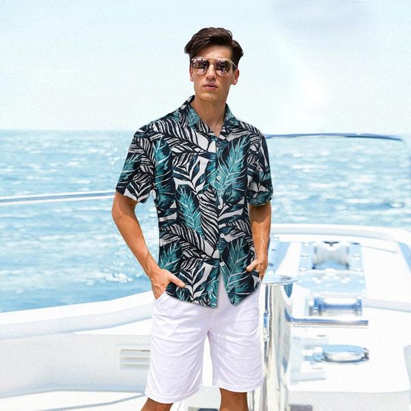 summer printed short-sleeved hawaiian shirt men casual beach beachwear brand clothing camisa masculina men's shirts, White;black
summer printed short-sleeved hawaiian shirt men casual beach beachwear brand clothing camisa masculina men's shirts, White;black