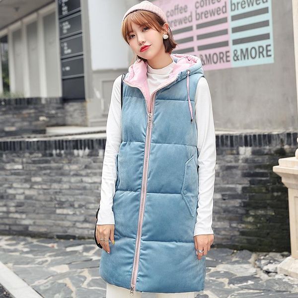 women's vests kuyomens autumn winter women vest waistcoat 2021 sleeveless jacket cotton warm hooded long female, Black;white
women's vests kuyomens autumn winter women vest waistcoat 2021 sleeveless jacket cotton warm hooded long female, Black;white