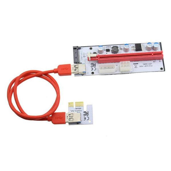 computer cables & connectors molex 4pin sata 6pin pcie pci-e pci express riser card 008s adapter 1x to 16x usb3.0 extender mining miner conn
computer cables & connectors molex 4pin sata 6pin pcie pci-e pci express riser card 008s adapter 1x to 16x usb3.0 extender mining miner conn
