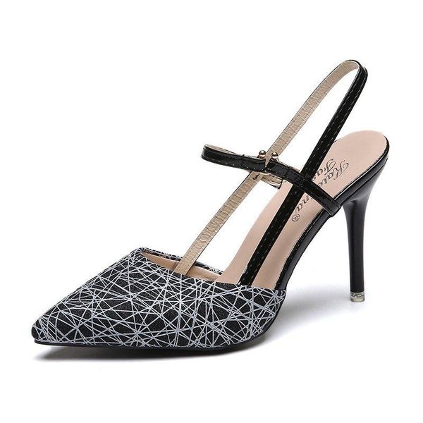 dress shoes 2021 summer women's sandals buckle strap solid shallow cover toe fashion super high heels thin all-match, Black
dress shoes 2021 summer women's sandals buckle strap solid shallow cover toe fashion super high heels thin all-match, Black