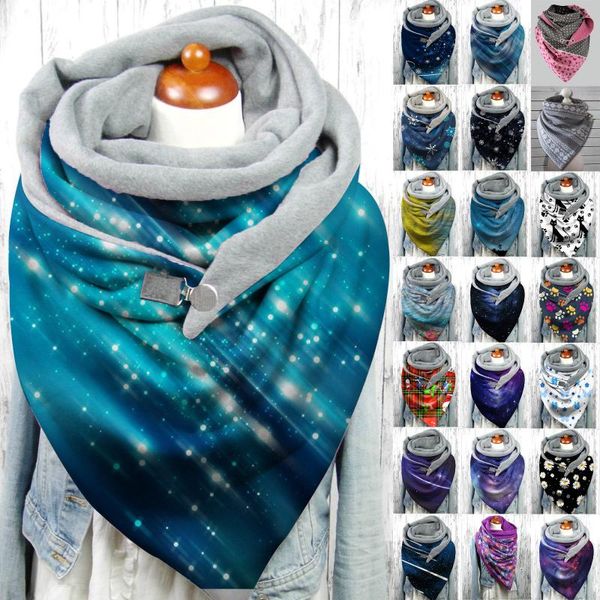 neck ties scarves women 2021 fashion soild dot printing button soft wrap casual warm shawls foulard femme, Blue;purple 
neck ties scarves women 2021 fashion soild dot printing button soft wrap casual warm shawls foulard femme, Blue;purple