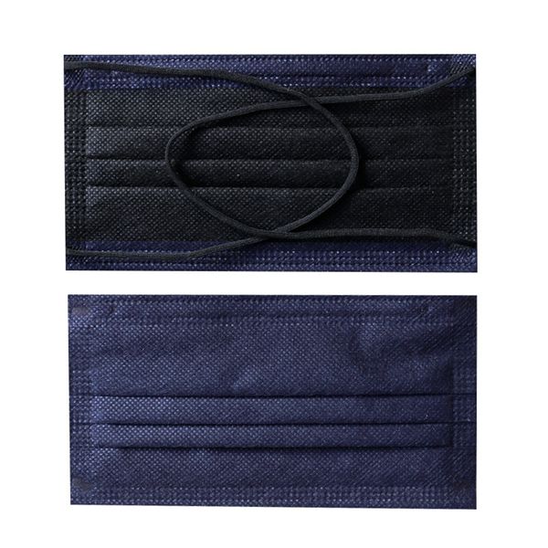black navy blue headwear disposable face mask nonwoven 3 layer filter masks anti dust protective breathable (cross earloops) fast ship
black navy blue headwear disposable face mask nonwoven 3 layer filter masks anti dust protective breathable (cross earloops) fast ship