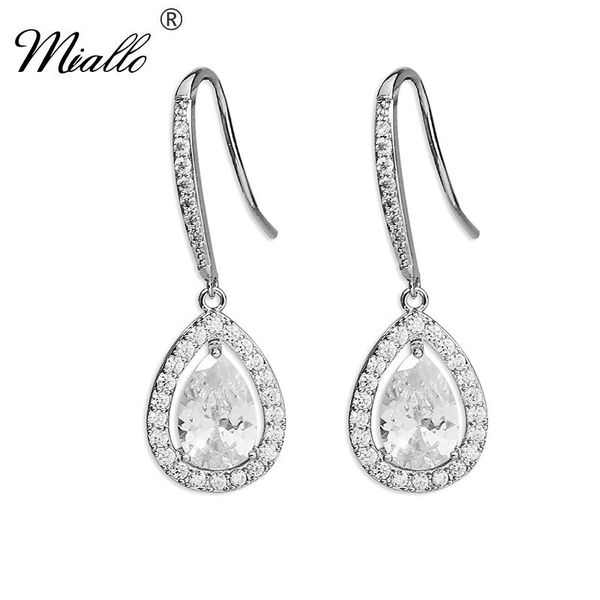 dangle & chandelier miallo fashion cubic zirconia water drop earrings for women accessories silver color bridal wedding earring party jewelr
dangle & chandelier miallo fashion cubic zirconia water drop earrings for women accessories silver color bridal wedding earring party jewelr