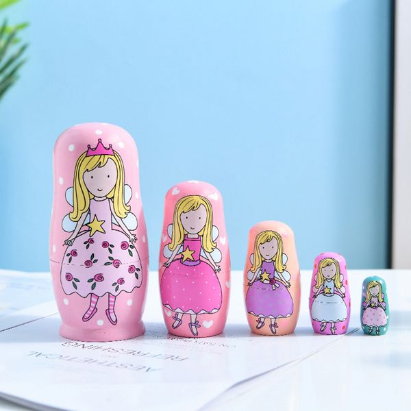 5 layer retro lovely russian nesting doll girl matryoshka ornaments hand-painted wooden crafts for new year gift home decor#38
5 layer retro lovely russian nesting doll girl matryoshka ornaments hand-painted wooden crafts for new year gift home decor#38