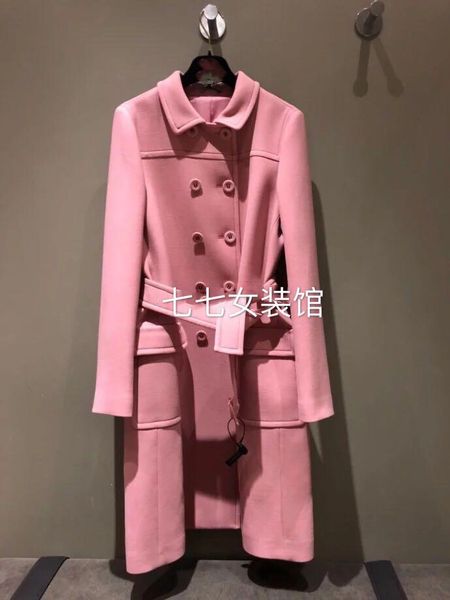 women's wool & blends big size pink fund autumn winters in the double breasted long coat can customized, Black
women's wool & blends big size pink fund autumn winters in the double breasted long coat can customized, Black