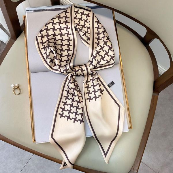 scarves silk scarf ribbon 15*150cm plaid print women foulard bandana hair hijab fashion female skinny scarfs lady bag neck ties, Blue;gray
scarves silk scarf ribbon 15*150cm plaid print women foulard bandana hair hijab fashion female skinny scarfs lady bag neck ties, Blue;gray