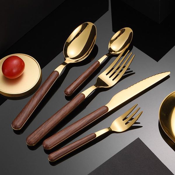 walnut round tail tableware 430 stainless steel cutlery set imitation wood western steak spoon family el applicable dinnerware sets
walnut round tail tableware 430 stainless steel cutlery set imitation wood western steak spoon family el applicable dinnerware sets