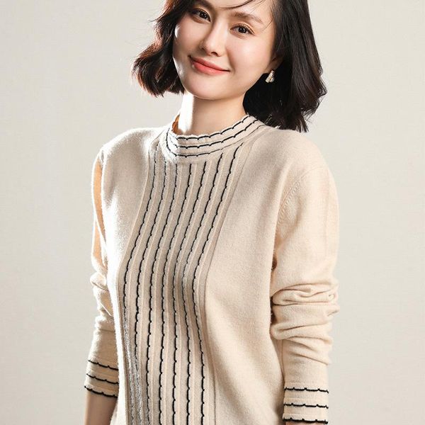 women's sweaters smpevrg style women sweater female pullover long sleeve soft warm knitted jumper pull femme top, White;black
women's sweaters smpevrg style women sweater female pullover long sleeve soft warm knitted jumper pull femme top, White;black