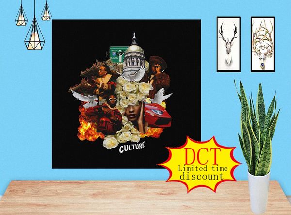 migos culture poster rap hip hop album poster music cover silk art print 000 
migos culture poster rap hip hop album poster music cover silk art print 000