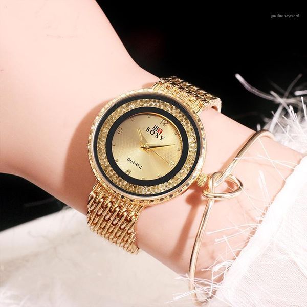 wristwatches fashion rhinestone watch women's watches luxury stainless steel bracelet ladies women gold clock, Slivery;brown 
wristwatches fashion rhinestone watch women's watches luxury stainless steel bracelet ladies women gold clock, Slivery;brown