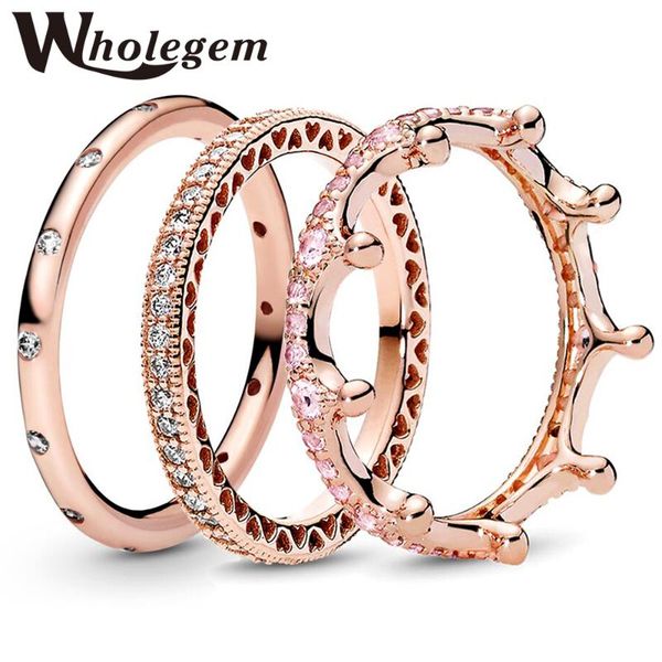wedding rings wholegem trendy hollow love heart magic princess crown ring for women sparkling zircon engagement jewelry anniversary, Slivery;golden
wedding rings wholegem trendy hollow love heart magic princess crown ring for women sparkling zircon engagement jewelry anniversary, Slivery;golden