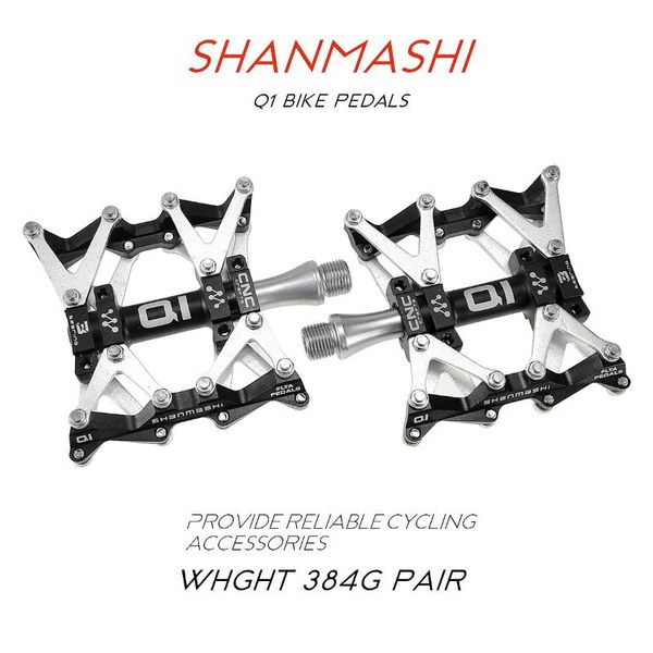 bike pedals shanma q1 mountain cnc pedal 3 bearing bicycle aluminum alloy non-slip nail
bike pedals shanma q1 mountain cnc pedal 3 bearing bicycle aluminum alloy non-slip nail
