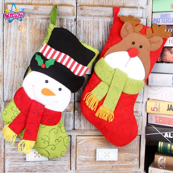 christmas decorations gift socks old man snowman decoration large bag candy eve apple
christmas decorations gift socks old man snowman decoration large bag candy eve apple