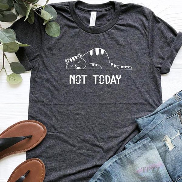 women's t-shirt lazy cat sleeping funny kitty printed women t shirts mom life graphic tee mothers day gift cotton drop, White
women's t-shirt lazy cat sleeping funny kitty printed women t shirts mom life graphic tee mothers day gift cotton drop, White