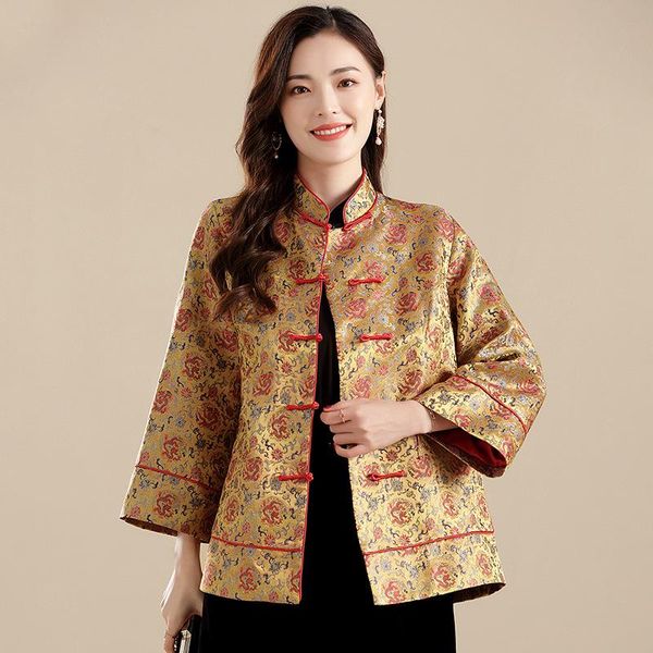 ethnic clothing 2022 chinese year clothes long sleeve winter tangsuit women, Red
ethnic clothing 2022 chinese year clothes long sleeve winter tangsuit women, Red