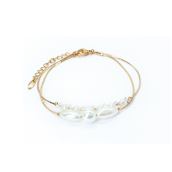 charm bracelets fashion imitation pearls bracelet bangle for women girls double layers link chain christmas party jewelry gifts, Golden;silver
charm bracelets fashion imitation pearls bracelet bangle for women girls double layers link chain christmas party jewelry gifts, Golden;silver