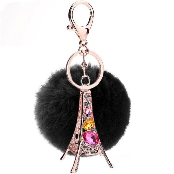 keychains the eiffel tower key chain 8cm pom fur car keychain ring pendant paris tour keyring for handbag keys, Silver
keychains the eiffel tower key chain 8cm pom fur car keychain ring pendant paris tour keyring for handbag keys, Silver