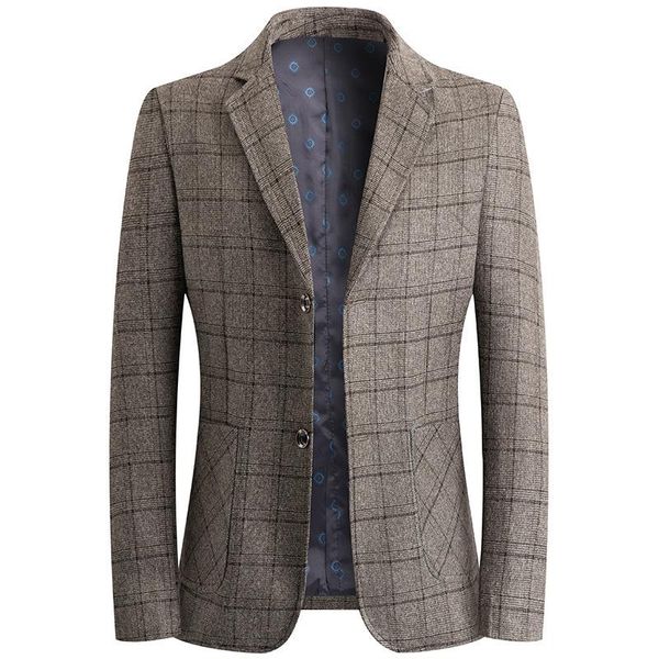 men's suits & blazers spring autumn men trend slim plaid formal suit jacket party wedding business casual male, White;black
men's suits & blazers spring autumn men trend slim plaid formal suit jacket party wedding business casual male, White;black