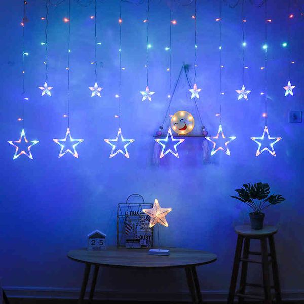 christmas ramadan eid al fitr decorative light star led string five pointed curtain sun color
christmas ramadan eid al fitr decorative light star led string five pointed curtain sun color