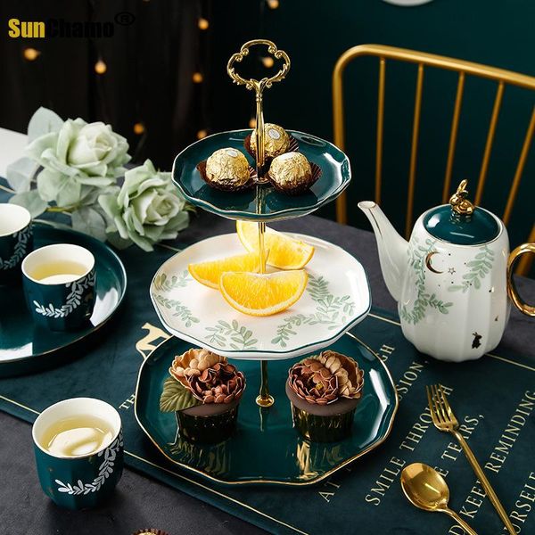 dishes & plates ceramic multi-layer fruit plate affordable luxury style living room european household dim sum dessert table cake pallet
dishes & plates ceramic multi-layer fruit plate affordable luxury style living room european household dim sum dessert table cake pallet