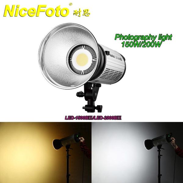 nicefoto led spot light ultra bright 150w/200w 3200k/5600k daylight pography studio video film lighting flash heads
nicefoto led spot light ultra bright 150w/200w 3200k/5600k daylight pography studio video film lighting flash heads