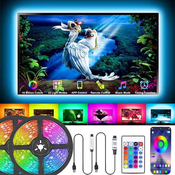 strips led lights strip /2835 usb 5v rgb bluetooth-compatible/ir remote control tv backlight for room decor deskwall
strips led lights strip /2835 usb 5v rgb bluetooth-compatible/ir remote control tv backlight for room decor deskwall