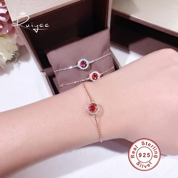 charm bracelets ruiyee women's bracelet s925 sterling silver red love zircon rose gold ms. gift, Golden;silver
charm bracelets ruiyee women's bracelet s925 sterling silver red love zircon rose gold ms. gift, Golden;silver