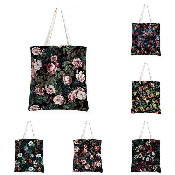 bohemia shopping bag vintage shopper casual black flower women canvas shoulder fun large-capacity bags eco tote storage
bohemia shopping bag vintage shopper casual black flower women canvas shoulder fun large-capacity bags eco tote storage