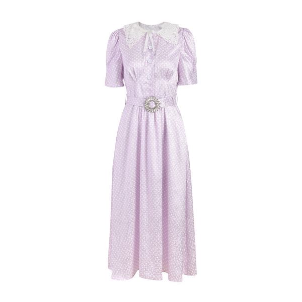casual dresses 2021 party clothes sweet lace lapel polka dot purple brand design puff short sleeve slim high waist long u353, Black;gray
casual dresses 2021 party clothes sweet lace lapel polka dot purple brand design puff short sleeve slim high waist long u353, Black;gray