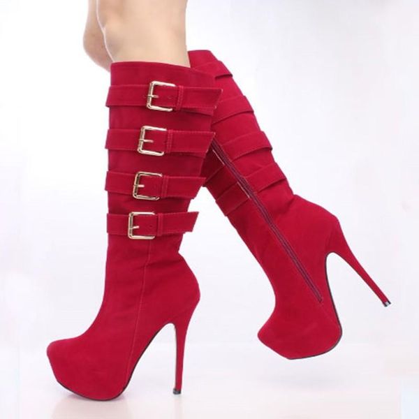 boots lanlojer high heels party pumps,banquet heels, suede, zipper, about 14.5 cm heel boots, knee-high boots. size:34-45, Black
boots lanlojer high heels party pumps,banquet heels, suede, zipper, about 14.5 cm heel boots, knee-high boots. size:34-45, Black