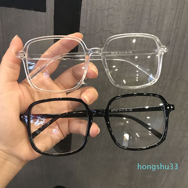 1pc plane mirror transparent jelly spectacles optical frame retro glasses clear lens vintage anti-radiation eyeglasses fonex, Black
1pc plane mirror transparent jelly spectacles optical frame retro glasses clear lens vintage anti-radiation eyeglasses fonex, Black