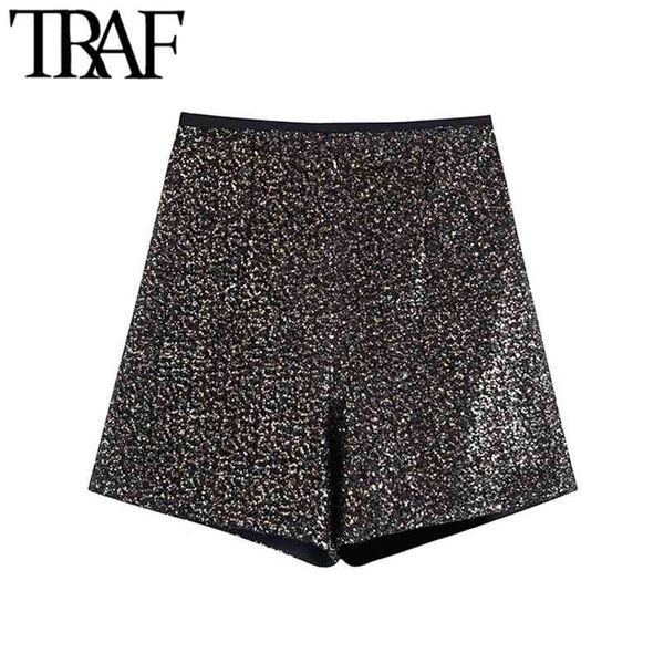 women vintage sequin applique shorts fashion side zipper party female short pants chic pantalones cortos 210507, White;black
women vintage sequin applique shorts fashion side zipper party female short pants chic pantalones cortos 210507, White;black