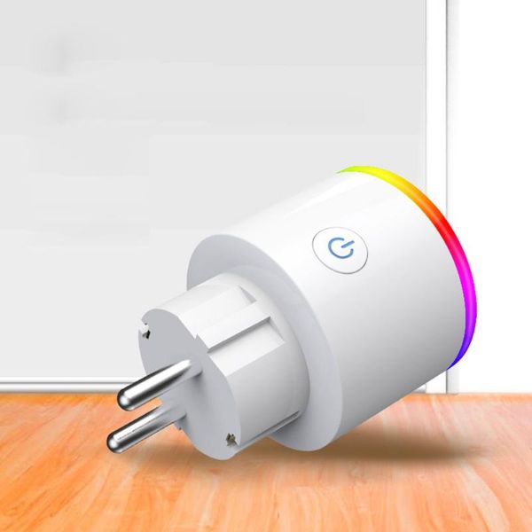 smart power plugs plug wifi socket phone app voice remote control home automation timer switch wall with rgb led light
smart power plugs plug wifi socket phone app voice remote control home automation timer switch wall with rgb led light