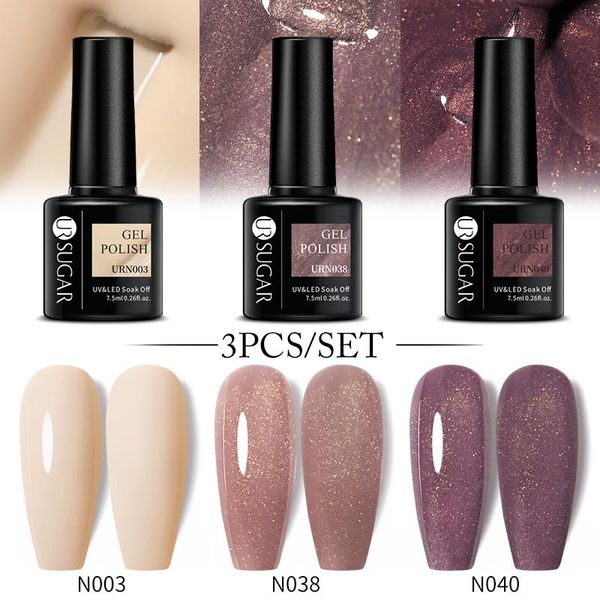 nail gel ur sugar winter nude glitter polish set sequin thermal semi permanent varnish soak off art, Red;pink
nail gel ur sugar winter nude glitter polish set sequin thermal semi permanent varnish soak off art, Red;pink