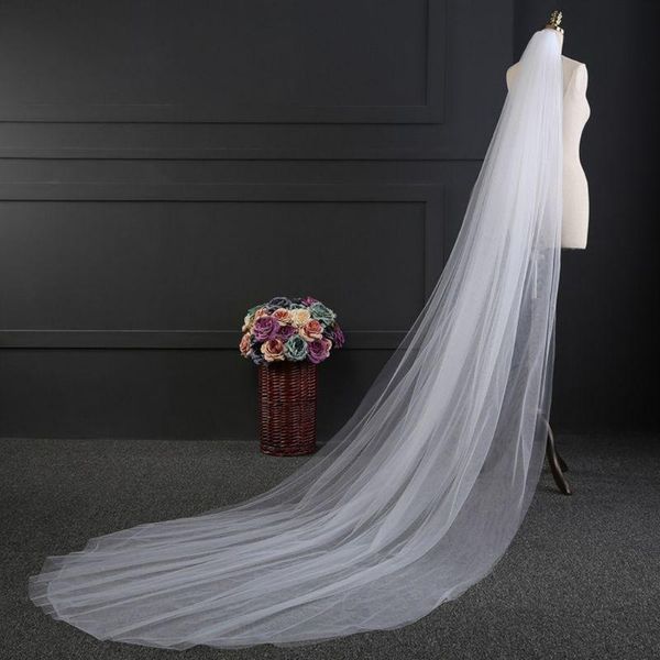 bridal veils t84b 1/2/3 tiers womens cathedral length wedding veil minimalist simple solid color tulle trailing with plastic, Black
bridal veils t84b 1/2/3 tiers womens cathedral length wedding veil minimalist simple solid color tulle trailing with plastic, Black