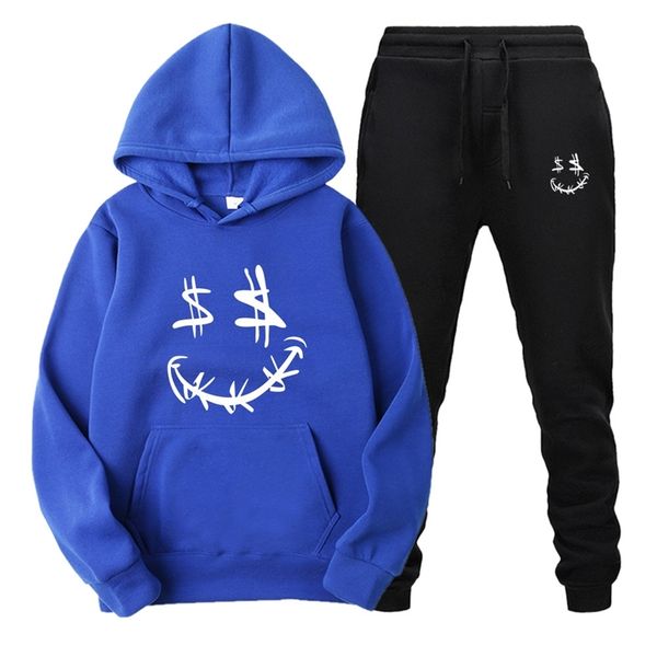 white smiling face hooded new brand fashion trend winter couple long sleeve sweater leisure sports suit, Gray
white smiling face hooded new brand fashion trend winter couple long sleeve sweater leisure sports suit, Gray