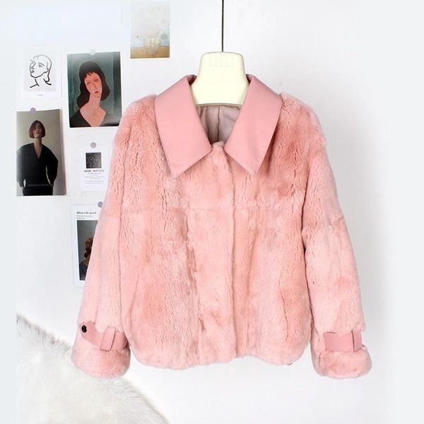 women's fur & faux menina bonita 2021 autumn and winter jacket women natural coat short outerwear real sheepskin collar fashion streetw, Black
women's fur & faux menina bonita 2021 autumn and winter jacket women natural coat short outerwear real sheepskin collar fashion streetw, Black