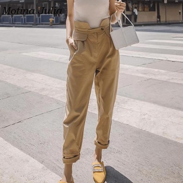 women's pants & capris motina julia 2021 autumn streetwear carigo women csual female trousers bottoms waist, Black;white
women's pants & capris motina julia 2021 autumn streetwear carigo women csual female trousers bottoms waist, Black;white