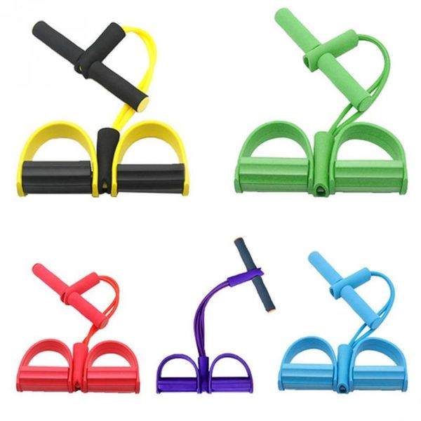 fitness elastic sit up pull rope abdominal exerciser home sport equipment resistance bands 
fitness elastic sit up pull rope abdominal exerciser home sport equipment resistance bands