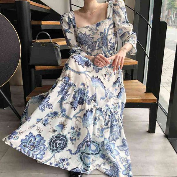 dresses temperament chic korean retro square neck long sleeve floral print loose big swing dress women vestido de mujer backless 210429, Black;gray
dresses temperament chic korean retro square neck long sleeve floral print loose big swing dress women vestido de mujer backless 210429, Black;gray