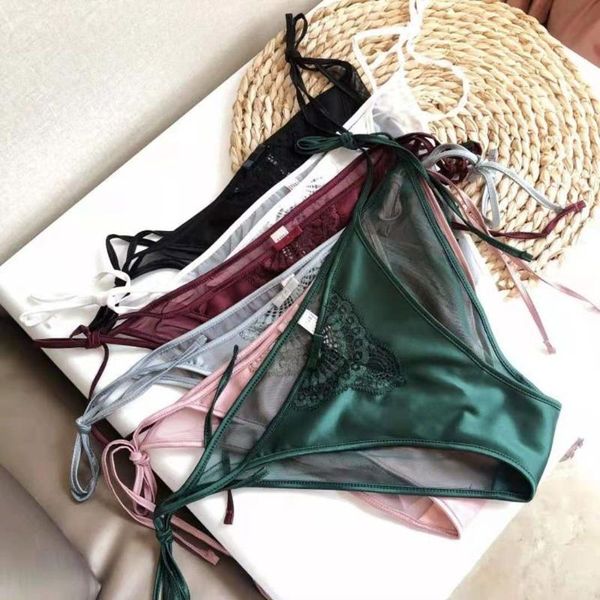 women's panties adjustable bandage ladies lace underwear low-waist perspective underpant women girls t pants g-string mesh briefs, Black;pink
women's panties adjustable bandage ladies lace underwear low-waist perspective underpant women girls t pants g-string mesh briefs, Black;pink