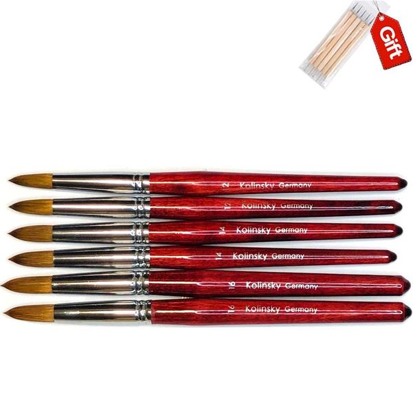 nail brushes usidaer acrylic brush with red wooden texture big mahogany round kolinsky art pen crystal carved powder flower shaping, Yellow
nail brushes usidaer acrylic brush with red wooden texture big mahogany round kolinsky art pen crystal carved powder flower shaping, Yellow