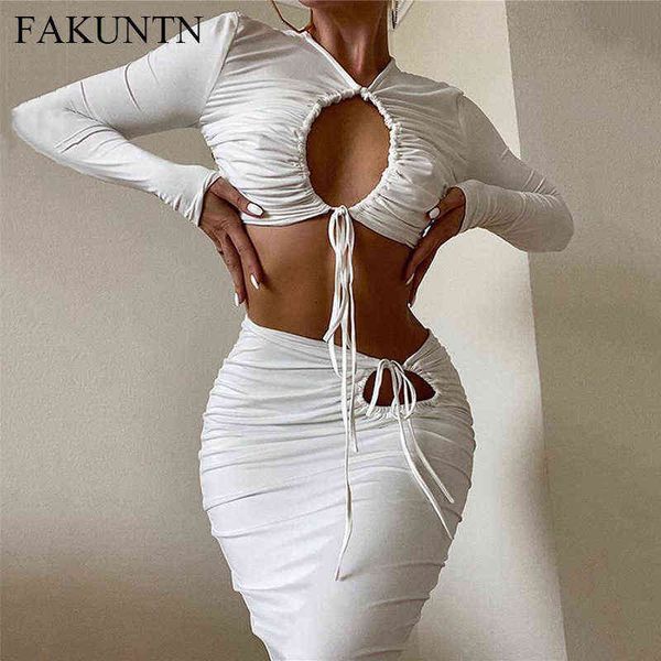women's suit with skirt female set woman 2 pieces autumn winter long sleeve cropped and long skirts two piece set women clothing 211119, White
women's suit with skirt female set woman 2 pieces autumn winter long sleeve cropped and long skirts two piece set women clothing 211119, White