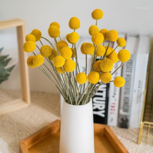 decorative flowers & wreaths 20pcs golden orbs natural dried preserved flower craspedia billy balls dry yellow home wedding party table deco
decorative flowers & wreaths 20pcs golden orbs natural dried preserved flower craspedia billy balls dry yellow home wedding party table deco