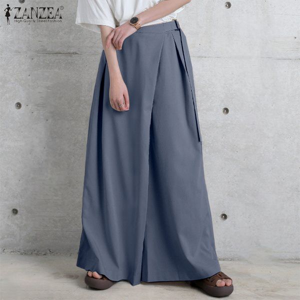 capris elegant solid wide leg pants women's spring trousers 2021 casual elastic waist long pantalon palazzo female turnip 5xl, Black;white
capris elegant solid wide leg pants women's spring trousers 2021 casual elastic waist long pantalon palazzo female turnip 5xl, Black;white