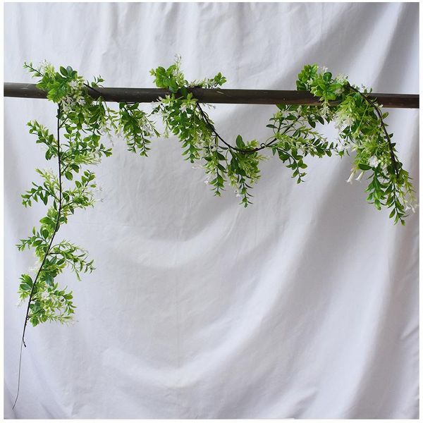 decorative flowers & wreaths 190cm artificial lily vine wedding decoration home decor living room garden plants