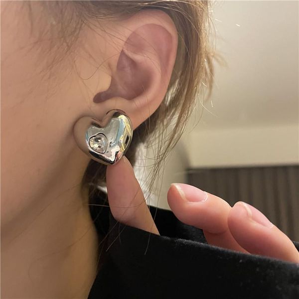 stud 2021 ins retro simple cute sweet love heart shiny zircon metal earrings for women girls fashion jewelry accessories, Golden;silver
stud 2021 ins retro simple cute sweet love heart shiny zircon metal earrings for women girls fashion jewelry accessories, Golden;silver