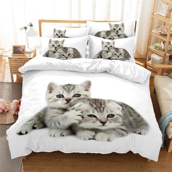 bedding sets cat duvet cover set 3d digital printing bed linen fashion design comforter
bedding sets cat duvet cover set 3d digital printing bed linen fashion design comforter