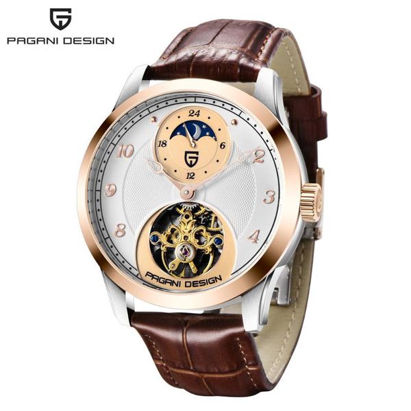 fashion men mechanical watch luxury sports leather tourbillon automatic 100m waterproof wristwatches, Slivery;brown
fashion men mechanical watch luxury sports leather tourbillon automatic 100m waterproof wristwatches, Slivery;brown