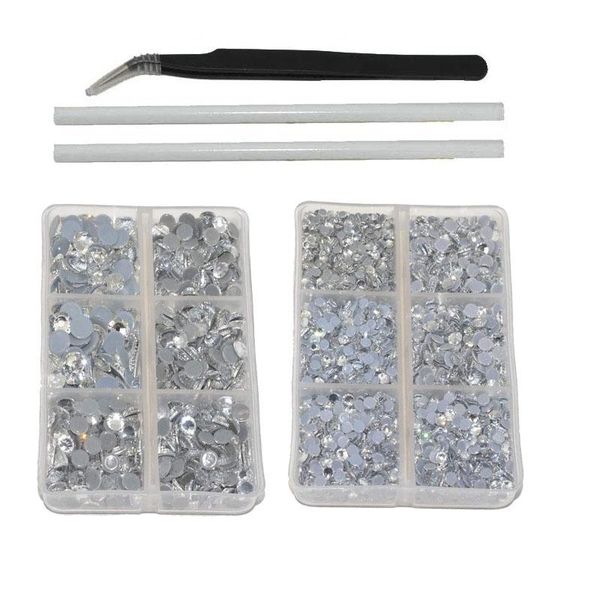 nail art decorations 5040pcs fix rhinestones mixes size crystals for crafts round glass stones gems with tweezers and pen, Silver;gold
nail art decorations 5040pcs fix rhinestones mixes size crystals for crafts round glass stones gems with tweezers and pen, Silver;gold